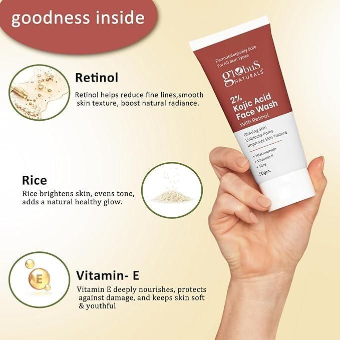 Kojic Acid Facewash?125 Gm (Pack of 2)